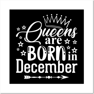 Queen are born in december Posters and Art